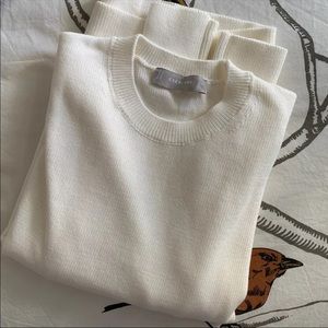 WHITE CREAMY SWEATER